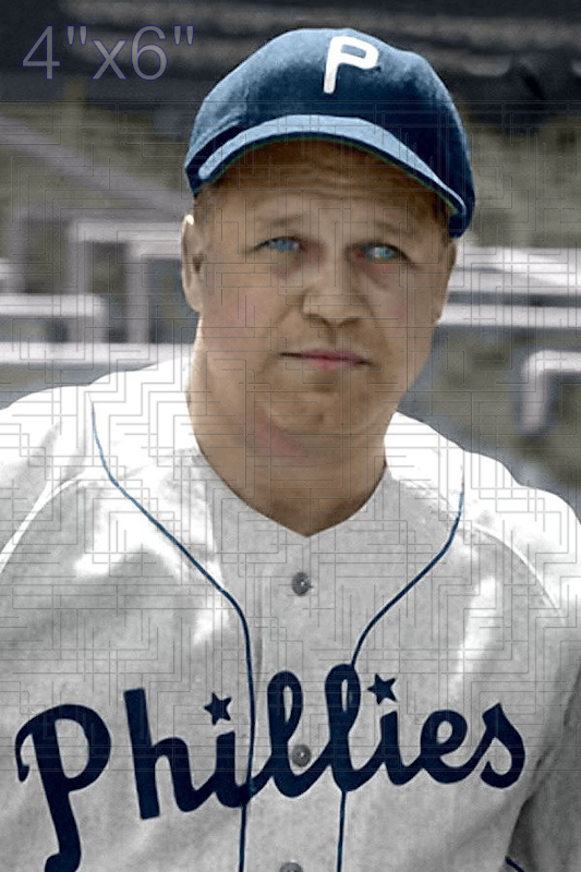 Jimmie Foxx - 1945 Philadelphia Phillies - choose a size & style
