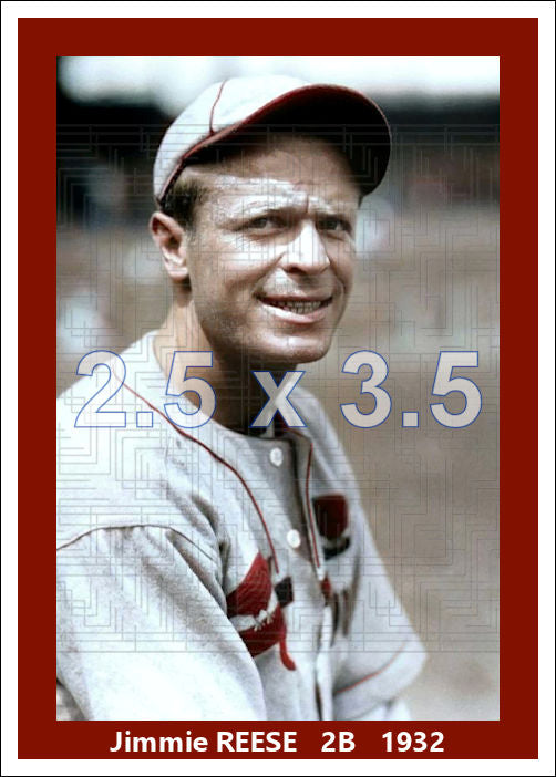 Jimmie Reese - 1932 St. Louis Cardinals - choose a size & style