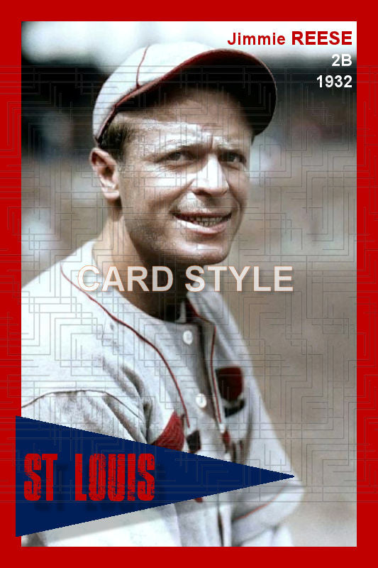 Jimmie Reese - 1932 St. Louis Cardinals - choose a size & style
