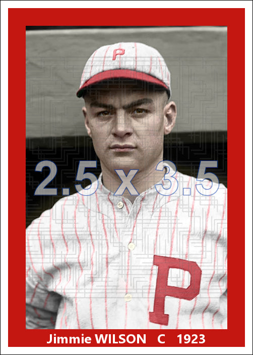 Jimmie Wilson - 1923 Philadelphia Phillies - choose a size & style