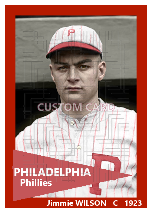 Jimmie Wilson - 1923 Philadelphia Phillies - choose a size & style