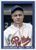 Jimmie Wilson - 1935-37 Philadelphia Phillies - choose a size & style