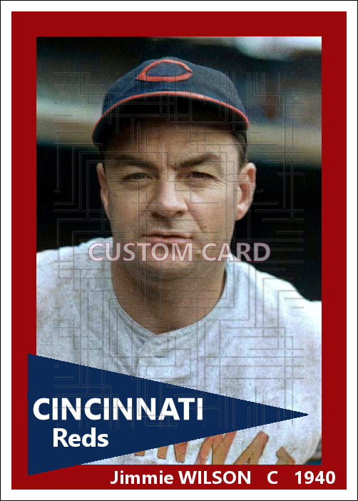 Jimmie Wilson - 1940 Cincinnati Reds - choose a size & style