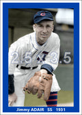Jimmy Adair - 1931 Chicago Cubs - choose a size & style
