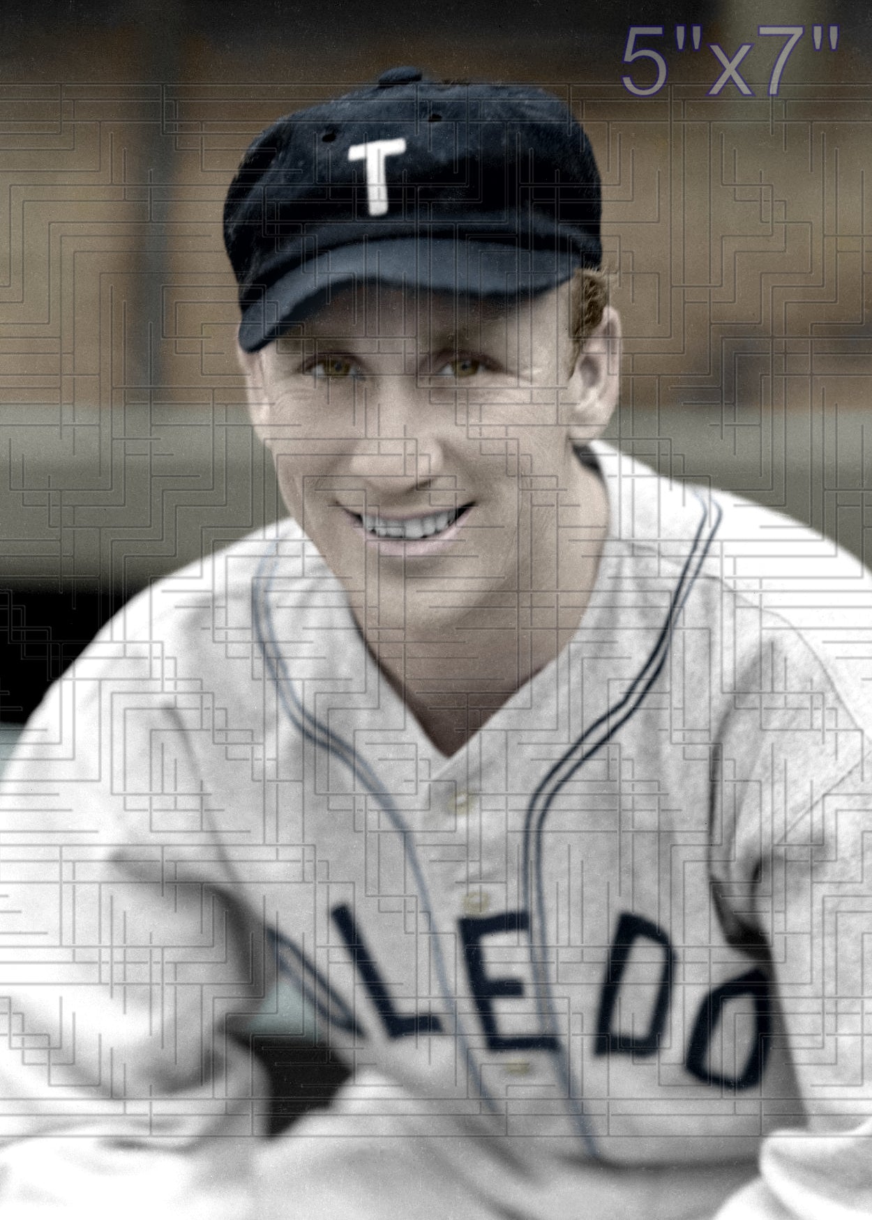 Jimmy Adair - 1937 Toledo Mud Hens - choose a size & style