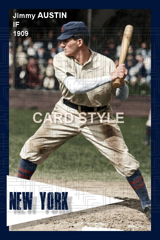 Jimmy Austin - 1909 New York Highlanders - choose a size & style