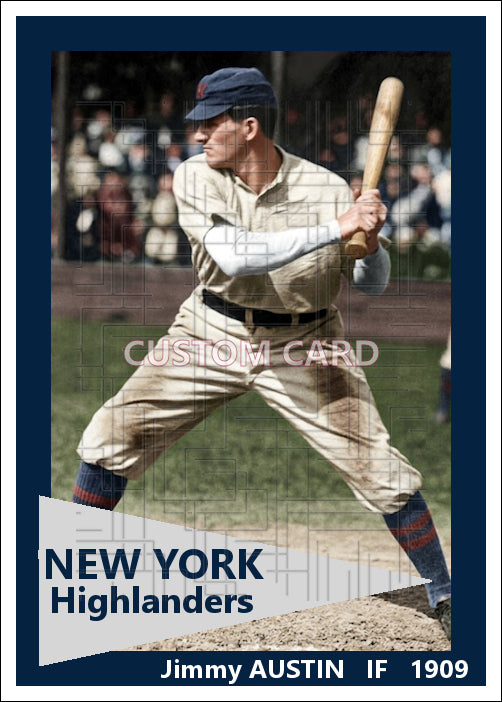 Jimmy Austin - 1909 New York Highlanders - choose a size & style