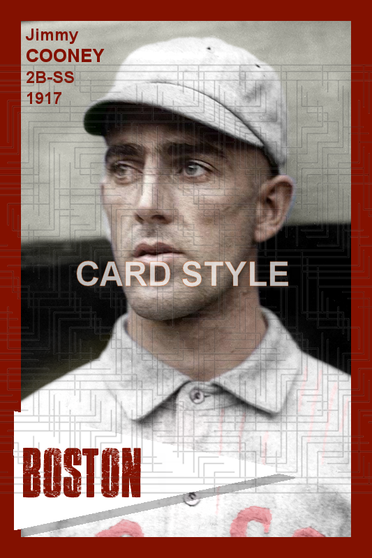Jimmy Cooney - 1917 Boston Red Sox - choose a size & style