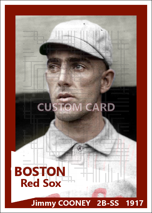 Jimmy Cooney - 1917 Boston Red Sox - choose a size & style