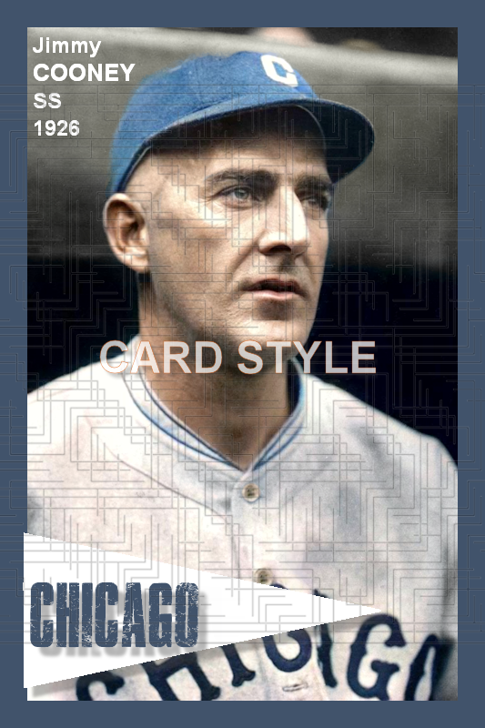 Jimmy Cooney - 1926 Chicago Cubs - choose a size & style