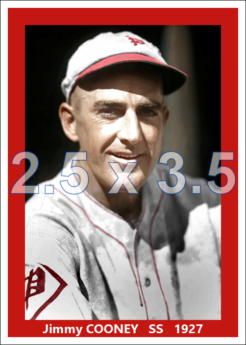 Jimmy Cooney - 1927 Philadelphia Phillies - choose a size & style