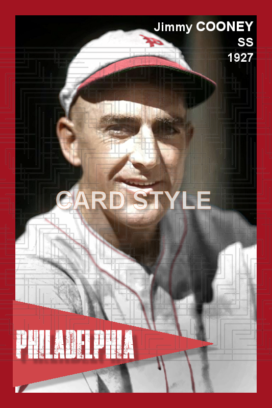 Jimmy Cooney - 1927 Philadelphia Phillies - choose a size & style