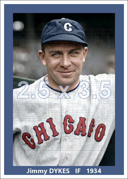 Jimmy Dykes - 1934 Chicago White Sox - choose a size & style