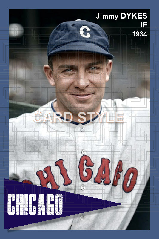 Jimmy Dykes - 1934 Chicago White Sox - choose a size & style