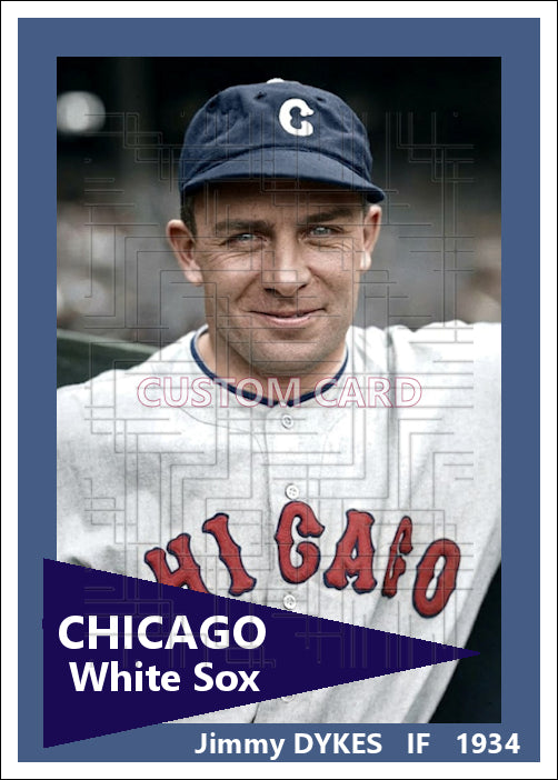 Jimmy Dykes - 1934 Chicago White Sox - choose a size & style