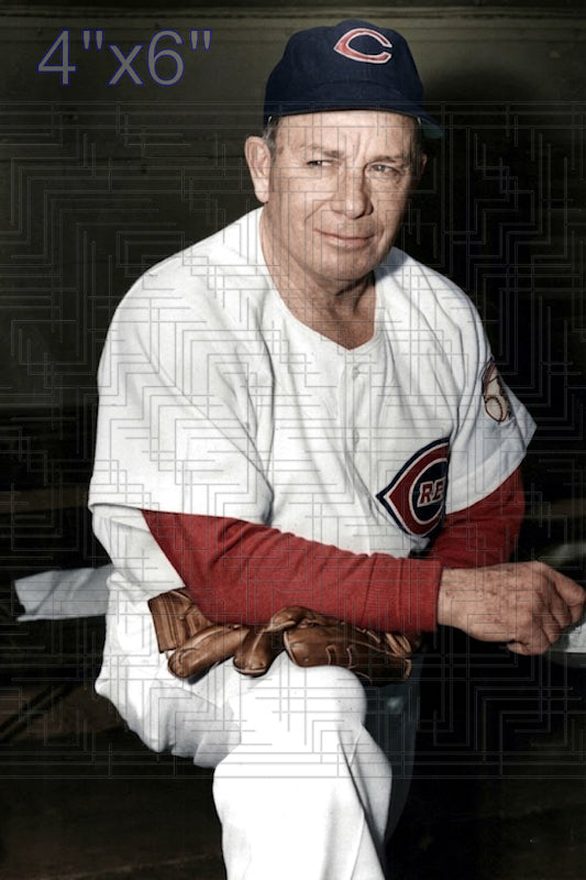 Jimmy Dykes - 1955 Cincinnati Reds - choose a size & style