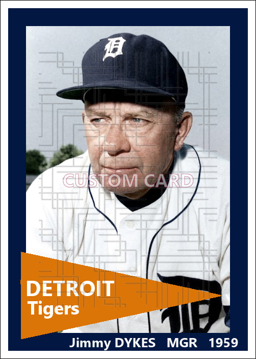 Jimmy Dykes - 1959 Detroit Tigers - choose a size & style