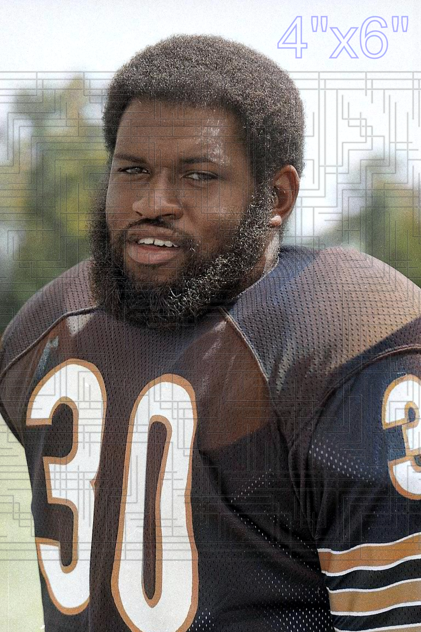 Jimmy Gunn - 1975 Chicago Bears - choose a size & style