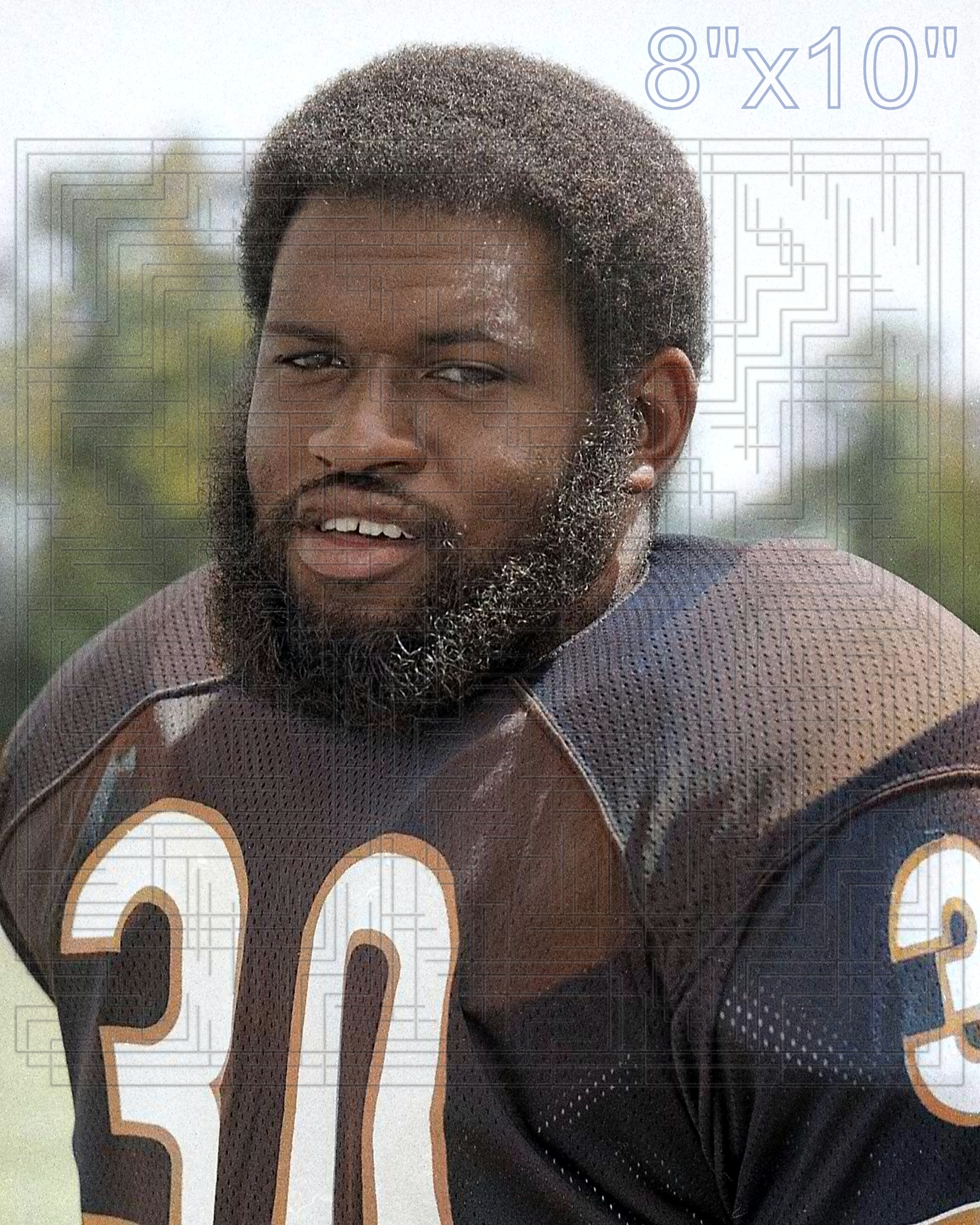 Jimmy Gunn - 1975 Chicago Bears - choose a size & style