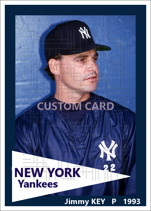 Jimmy Key - 1993 New York Yankees - choose a size & style