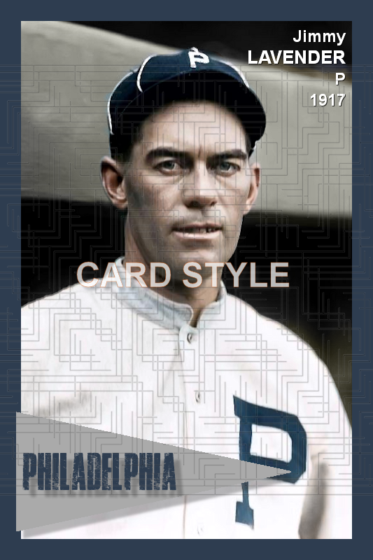 Jimmy Lavender - 1917 Philadelphia Phillies - choose a size & style