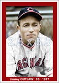 Jimmy Outlaw - 1937 Cincinnati Reds - choose a size & style