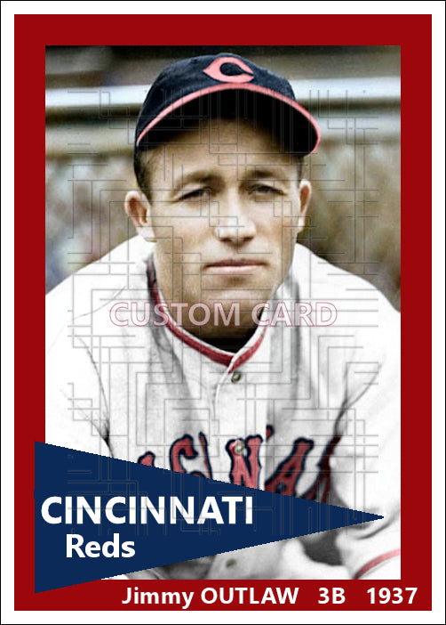 Jimmy Outlaw - 1937 Cincinnati Reds - choose a size & style