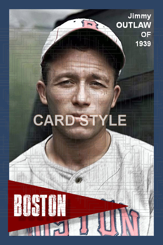Jimmy Outlaw - 1939 Boston Bees - choose a size & style