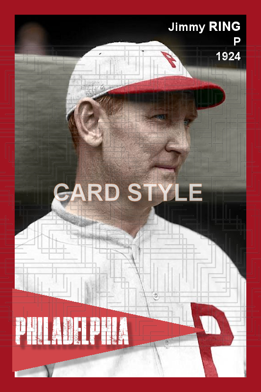 Jimmy Ring - 1924 Philadelphia Phillies - choose a size & style