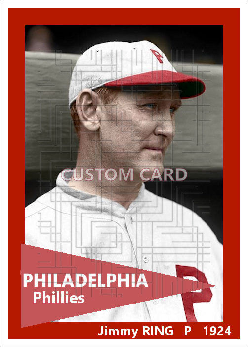 Jimmy Ring - 1924 Philadelphia Phillies - choose a size & style