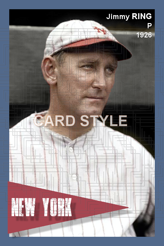 Jimmy Ring - 1926 New York Giants - choose a size & style