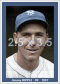 Jimmy Ripple - 1937 New York Giants - choose a size & style