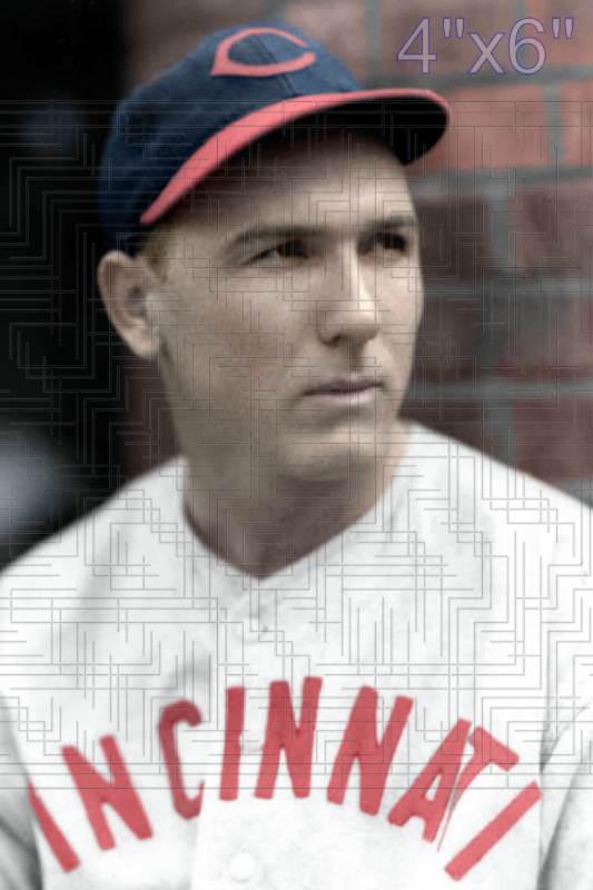 Jimmy Ripple - 1940 Cincinnati Reds - choose a size & style