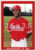 Jimmy Rollins - 2001 Philadelphia Phillies - choose a size & style