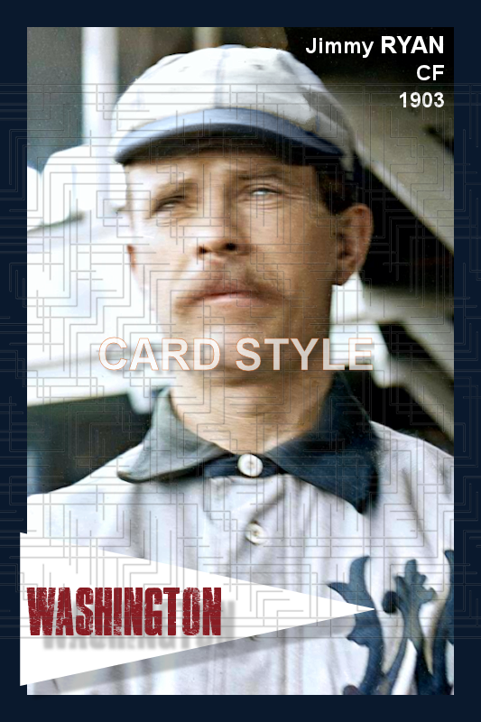 Jimmy Ryan - 1903 Washington Senators - choose a size & style