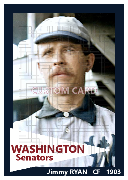 Jimmy Ryan - 1903 Washington Senators - choose a size & style