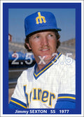 Jimmy Sexton - 1977 Seattle Mariners - choose a size & style