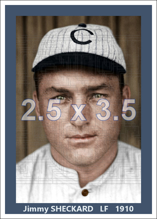 Jimmy Sheckard - 1910 Chicago Cubs - choose a size & style