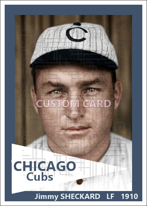 Jimmy Sheckard - 1910 Chicago Cubs - choose a size & style