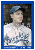 Jimmy Wasdell - 1940 Brooklyn Dodgers - choose a size & style