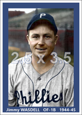 Jimmy Wasdell - 1944-45 Philadelphia Phillies - choose a size & style