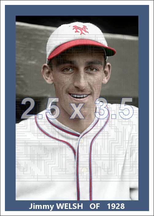 Jimmy Welsh - 1928 New York Giants - choose a size & style