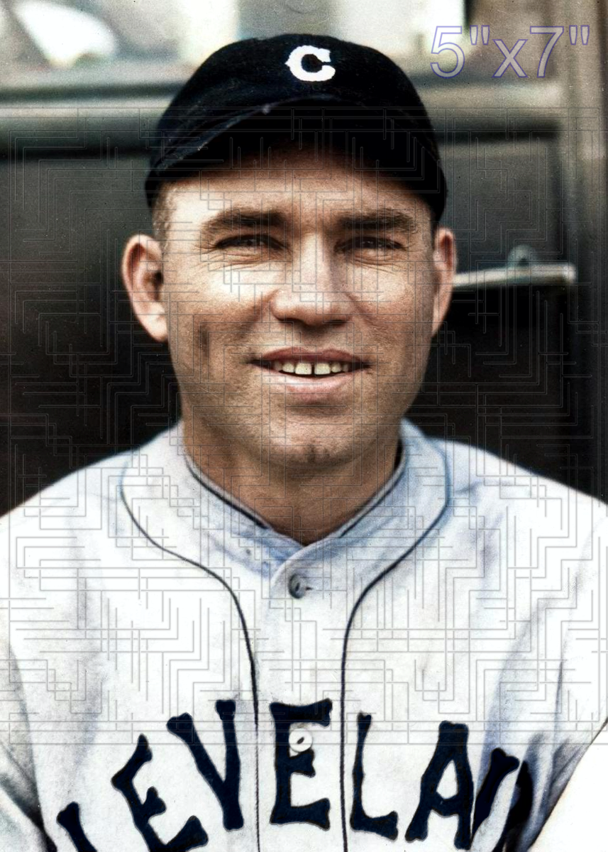 Jimmy Zinn - 1929 Cleveland Indians - choose a size & style
