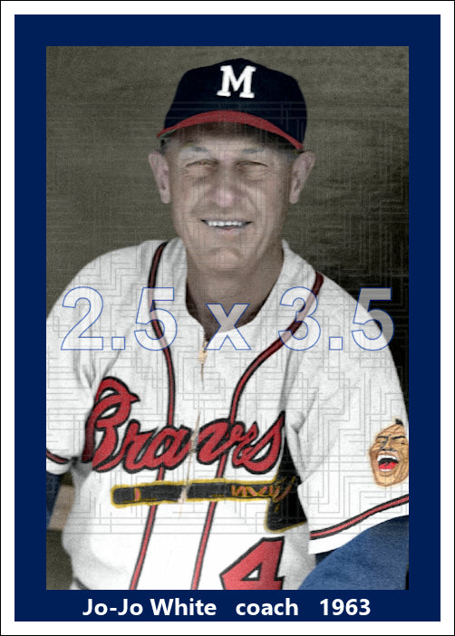 Jo-Jo White - 1963 Milwaukee Braves - choose a size & style
