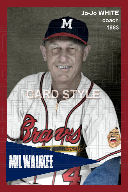Jo-Jo White - 1963 Milwaukee Braves - choose a size & style