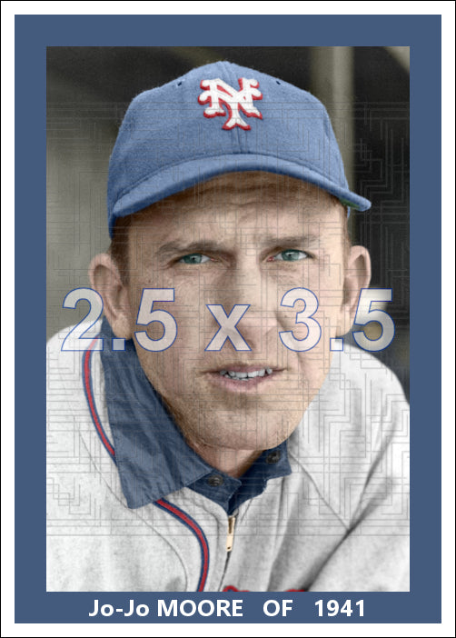 Jo-Jo Moore - 1941 New York Giants - choose a size & style