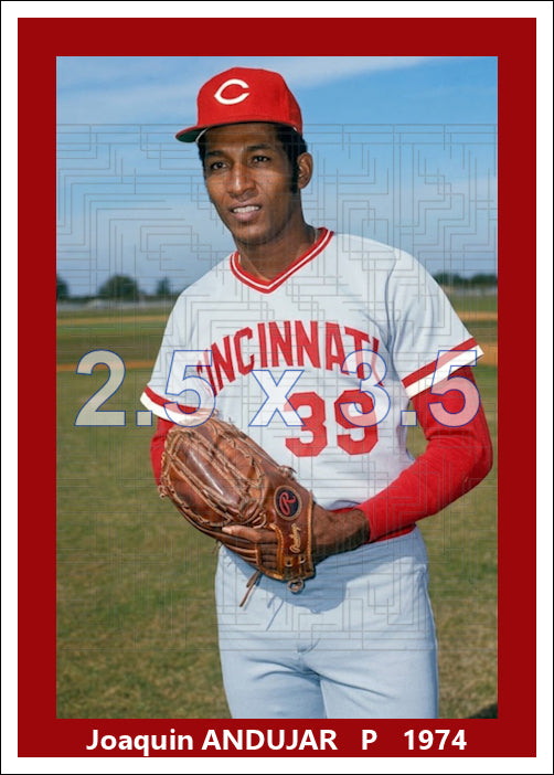 Joaquin Andujar - 1974 Cincinnati Reds - choose a size & style