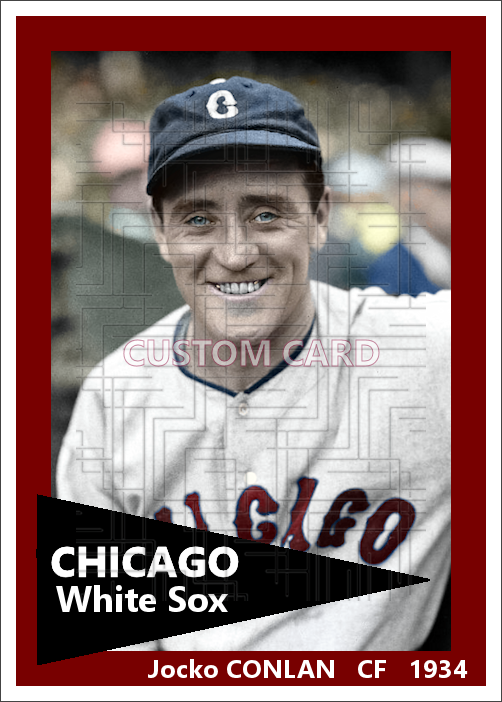 Jocko Conlan - 1934 Chicago White Sox - choose a size & style