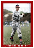 Jodie Beeler - 1944 Cincinnati Reds - choose a size & style
