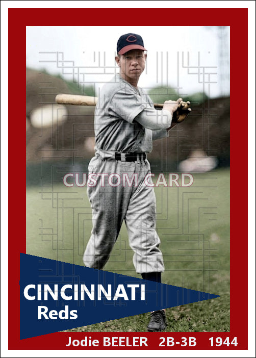 Jodie Beeler - 1944 Cincinnati Reds - choose a size & style